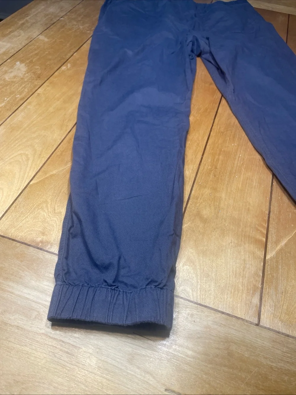 Mack Weldon Navy Stretch Chino Drawstring Pants Tapered Size XL Casual Comfort